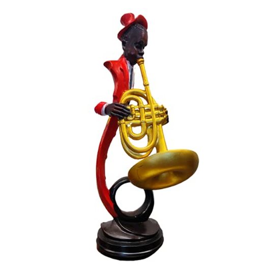 Antique Statue Musician With Saxophone - Madina Gift