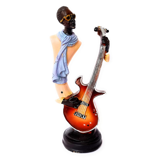 Antique Statue Musician With Guitar - Madina Gift
