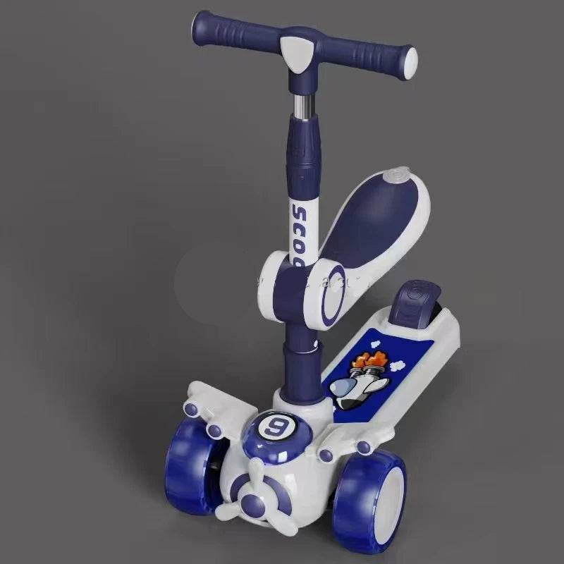 Airplane Style 3-Wheel Scooter Online in Karachi Pakistan Madina Gift