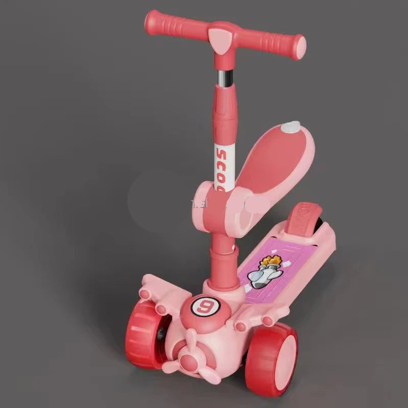 Airplane Style 3-Wheel Scooter Online in Karachi Pakistan Madina Gift