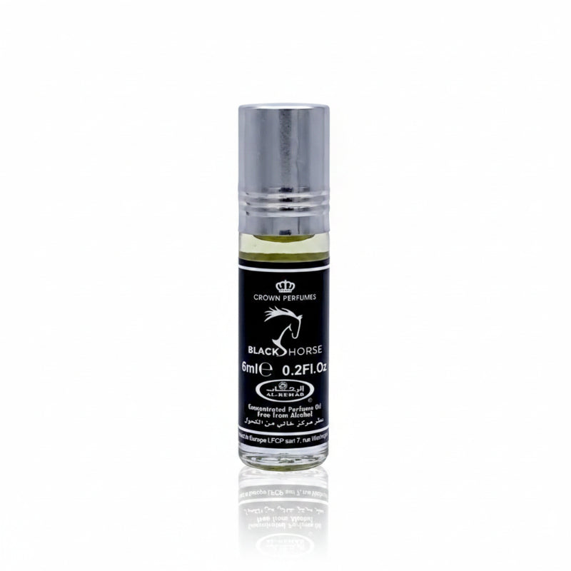Al Rehab Black Horse Attar 6 ML Online in Karachi Pakistan Madina Gift