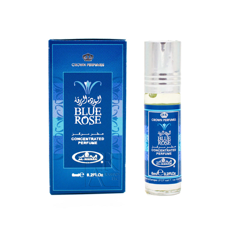Al Rehab Blue Rose Attar 6 ML Online in Karachi Pakistan Madina Gift