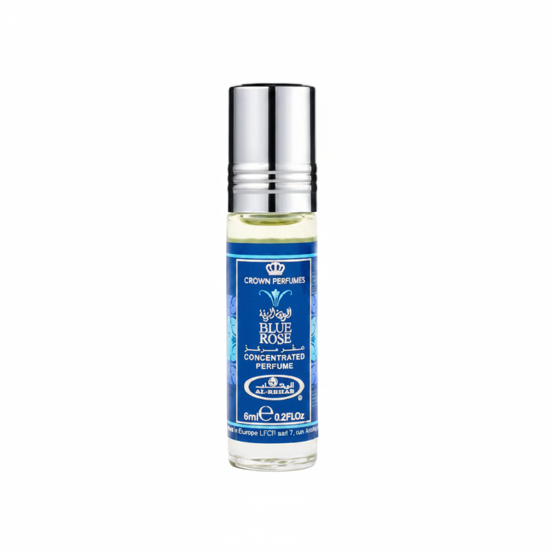 Al Rehab Blue Rose Attar 6 ML Online in Karachi Pakistan Madina Gift