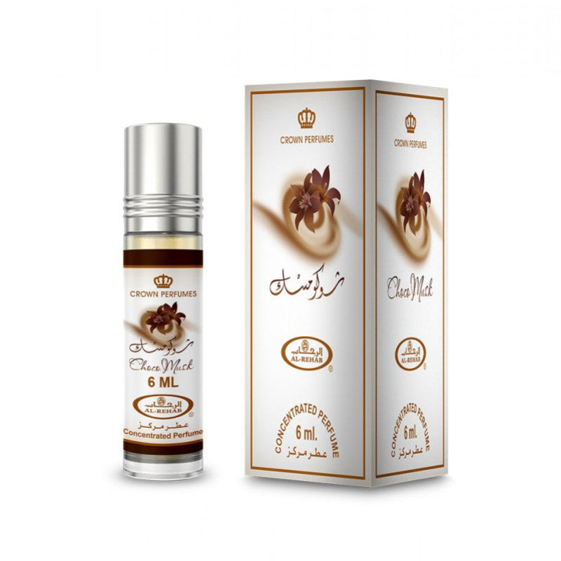 Al Rehab Choco Musk Attar 6 ML Online in Karachi Pakistan Madina Gift