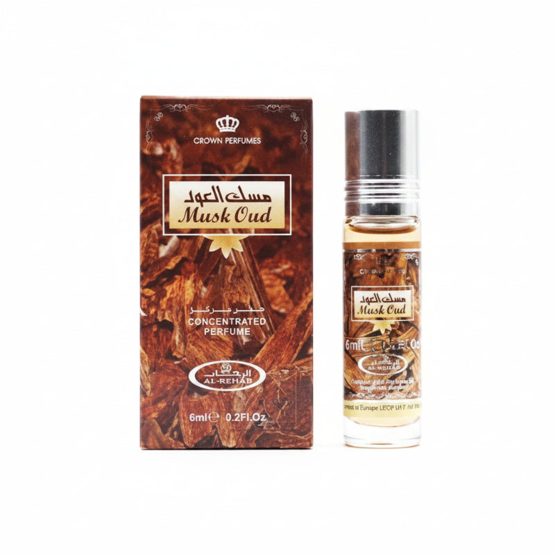 Al Rehab Musk Oud Attar 6 ML Online in Karachi Pakistan Madina Gift