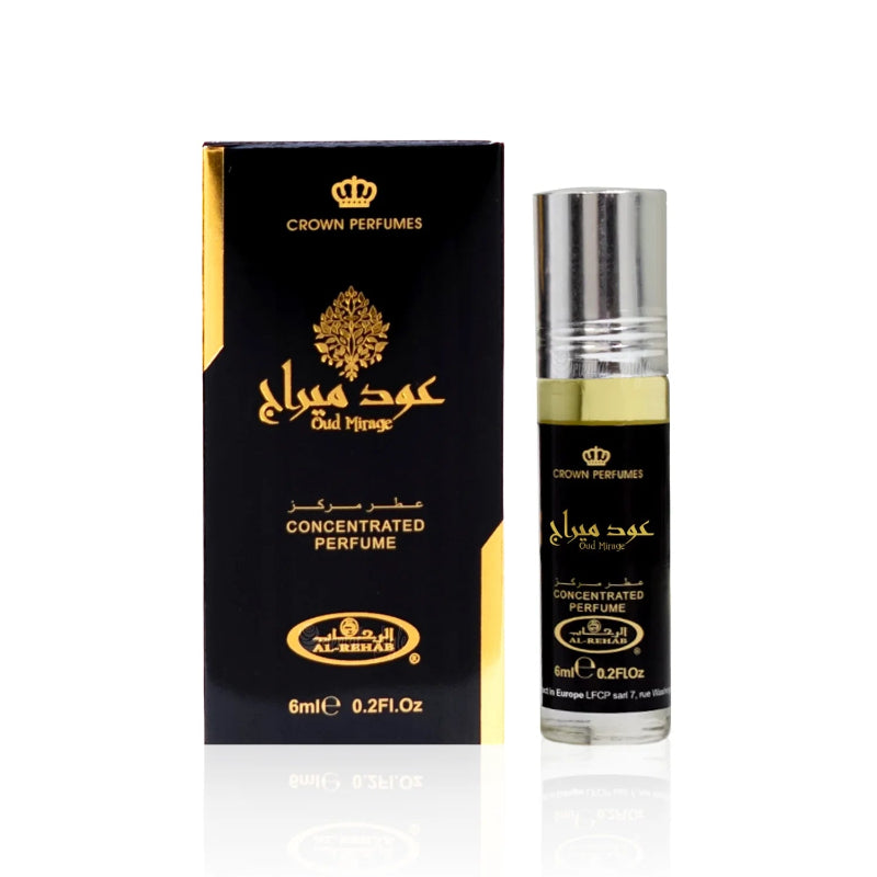 Al Rehab Oud Miraj Attar 6 ML Online in Karachi Pakistan Madina Gift
