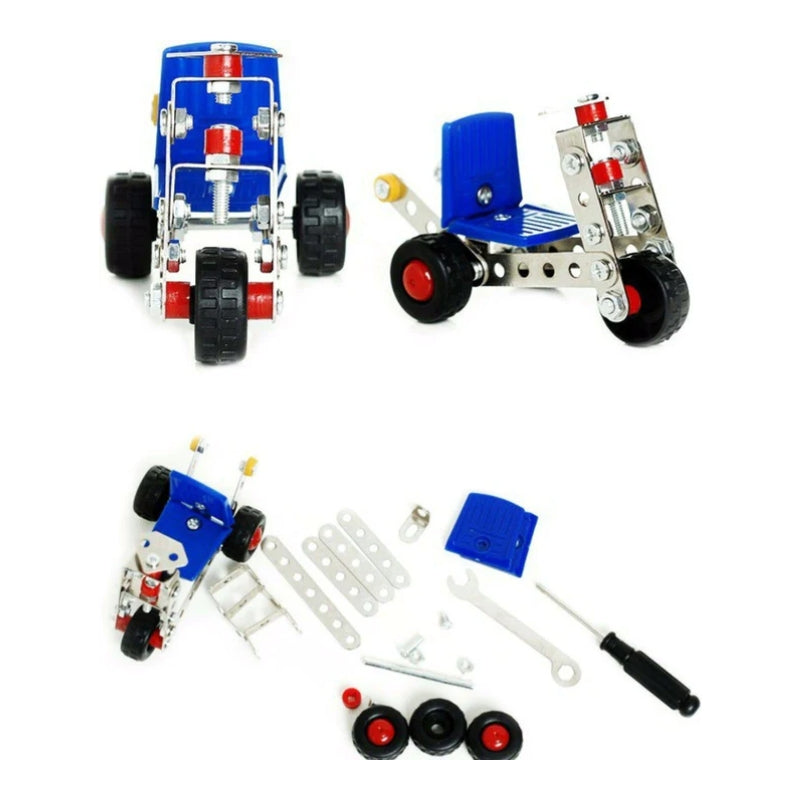 Alloy Construction Building Blocks Playset - 25 Models 239 Pieces - Madina Gift