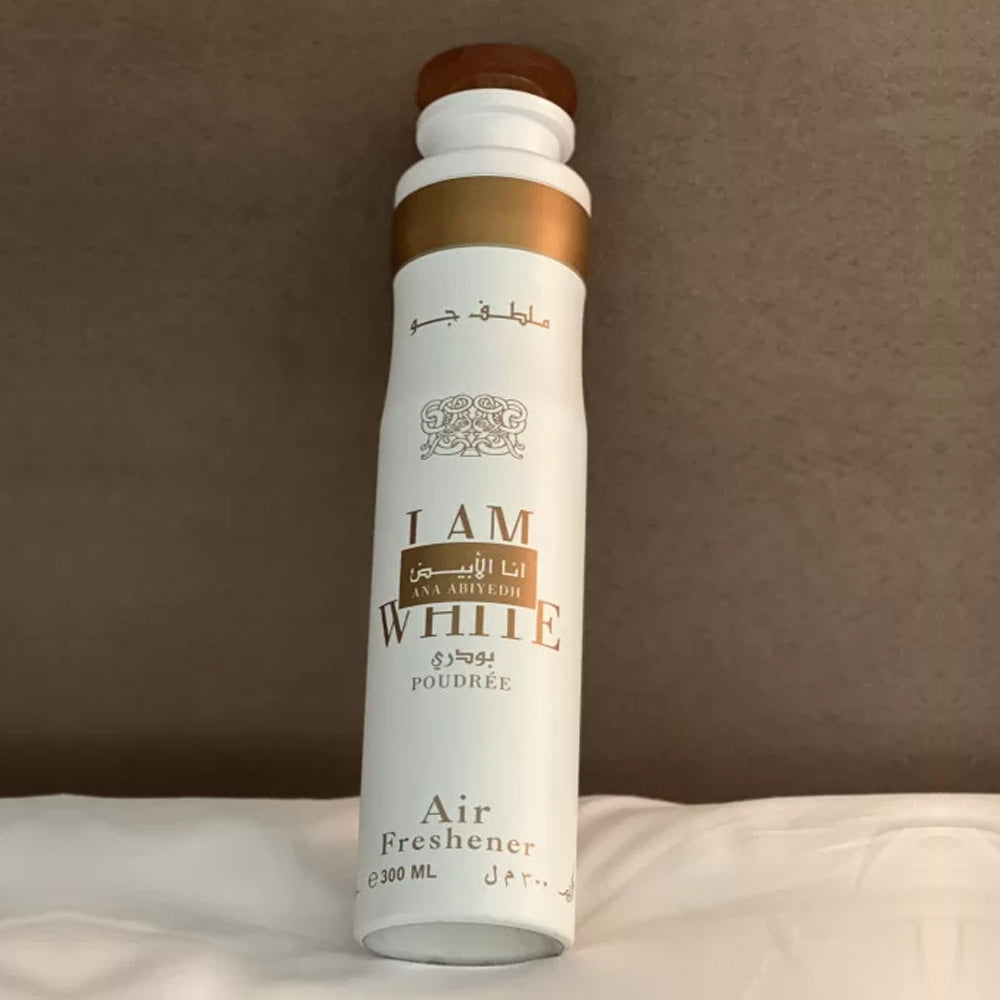 Lattafa Ana Abiyedh Poudree I Am White Air Freshener Powdery Madina Gift