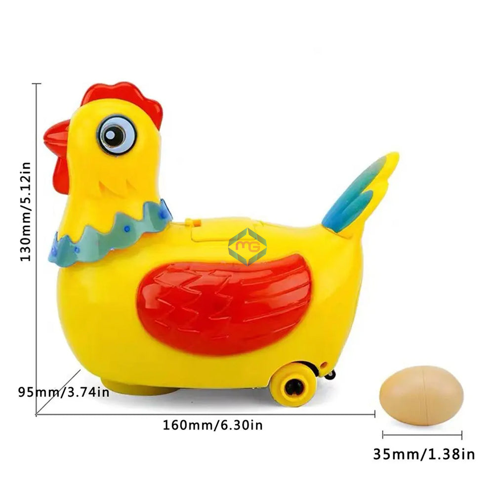 Laying Eggs Chicken Action Toy - 2300 - Madina Gift