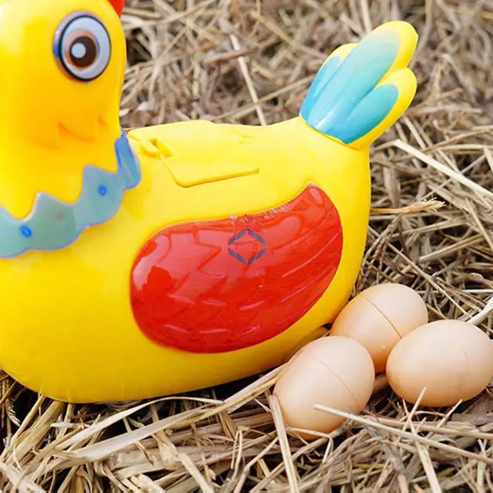 Laying Eggs Chicken Action Toy - 2300 - Madina Gift