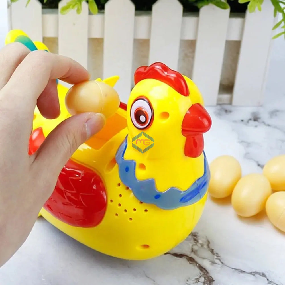 Laying Eggs Chicken Action Toy - 2300 - Madina Gift