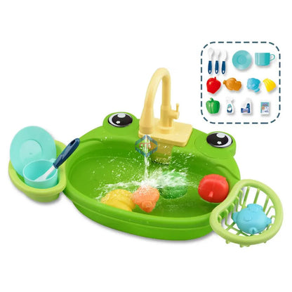 Kitchen Sink Toys with Running Water Pretend Play Set - 829B - Madina Gift