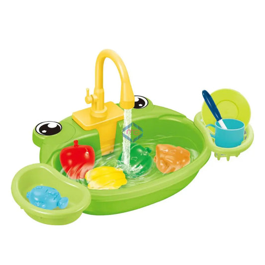 Kitchen Sink Toys with Running Water Pretend Play Set - 829B - Madina Gift