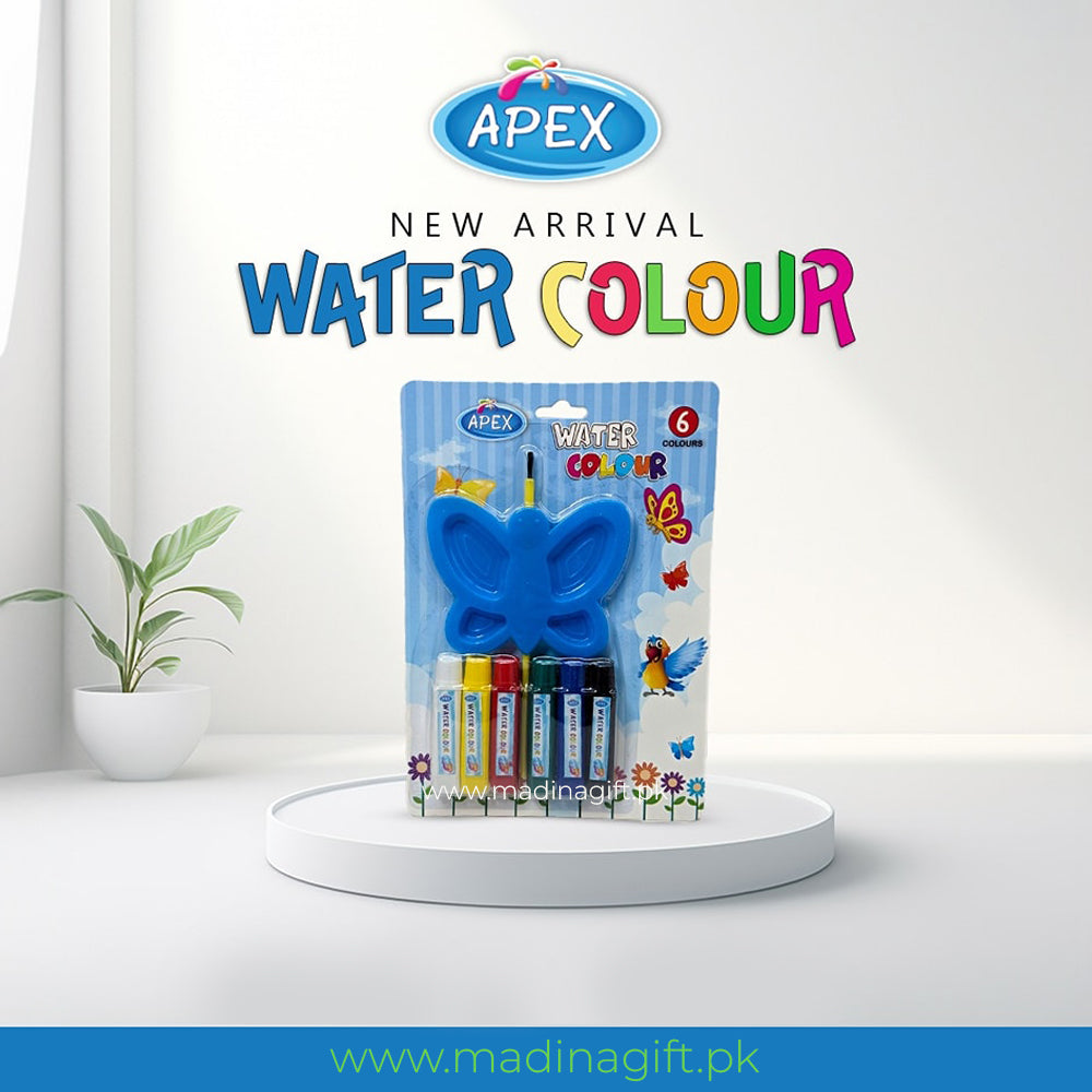 Apex Butterfly Water Color Paints 06 Tubes - Madina Gift