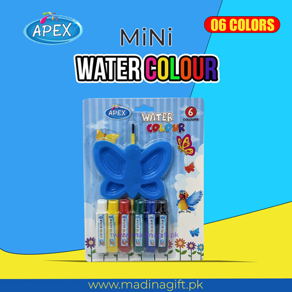 Apex Butterfly Water Color Paints 06 Tubes - Madina Gift