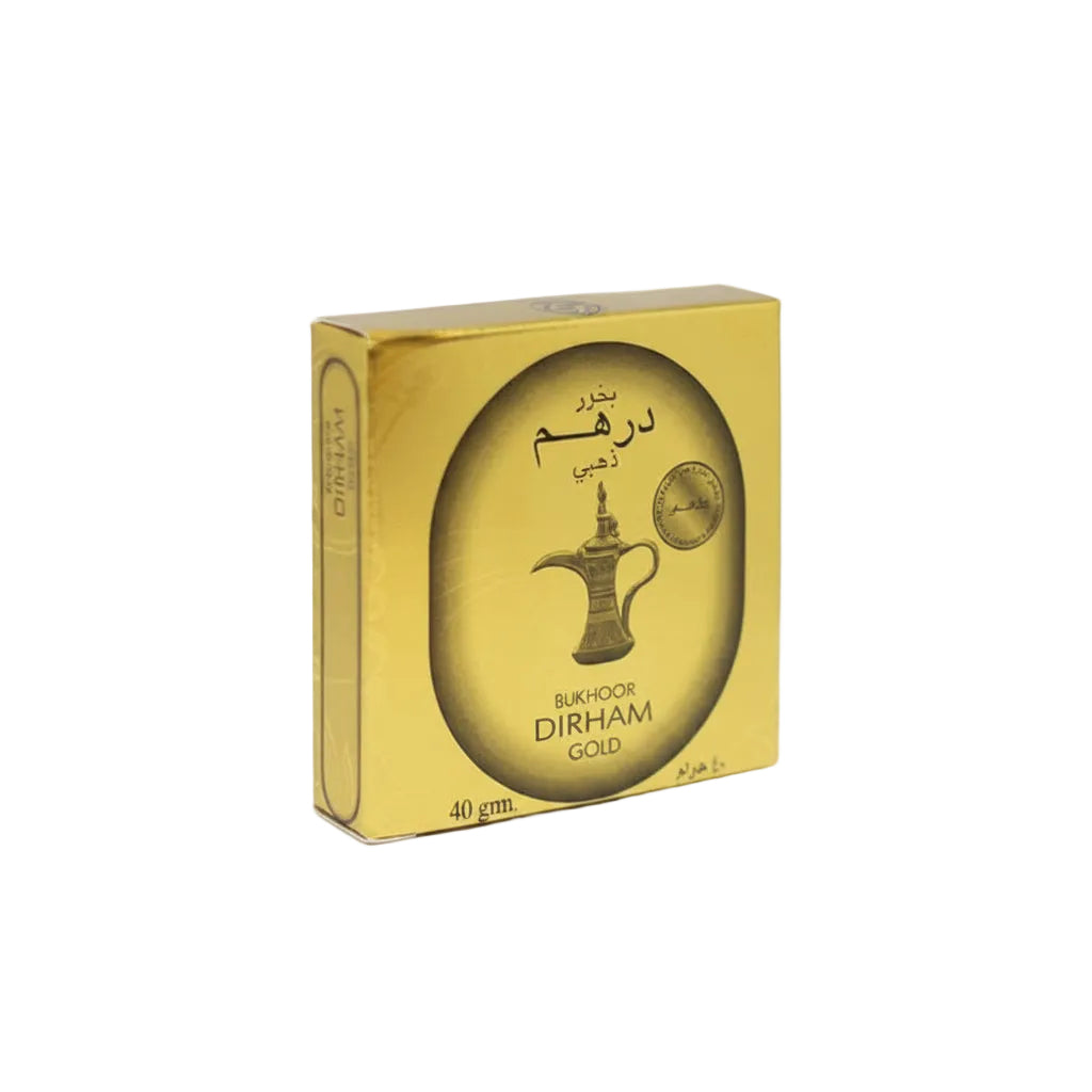 Ard Al Zaafaran Bakhoor Dirham Gold 40 Grams Pack Online in Karachi Pakistan madinagift.pk