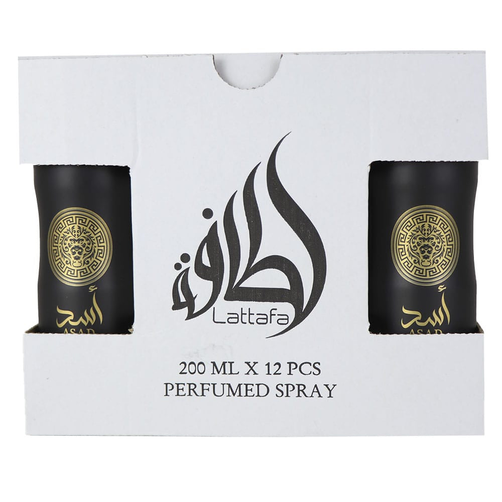 Lattafa Asad Deodorant Body Spray 200 ML Madina Gift