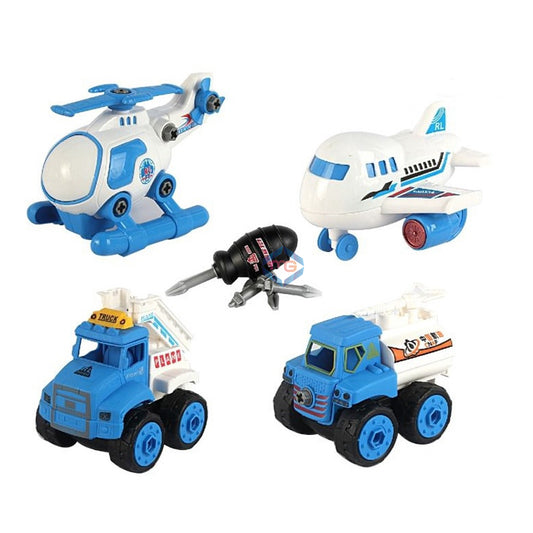 DIY Airport Aviation Assemble Toy Set - RL589-19D - Madina Gift