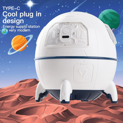 Astronaut Air Humidifier With Night Light 220 ML Capacity - Madina Gift