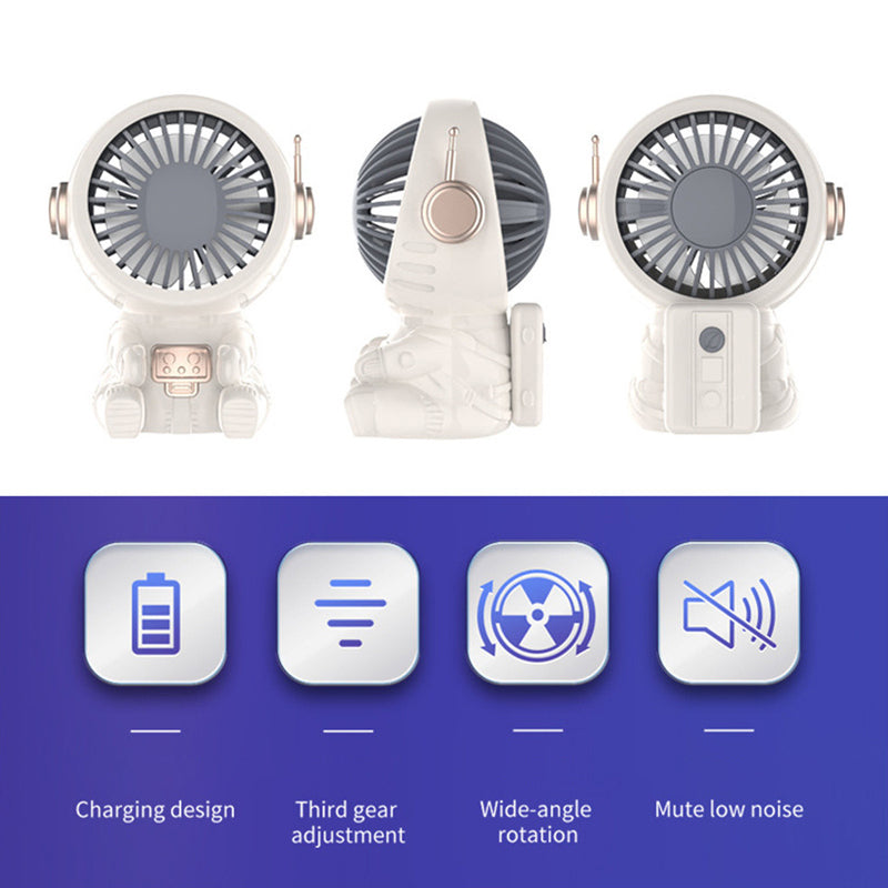 Astronaut Portable Rechargeable Mini Fan Online in Pakistan Madina Gift