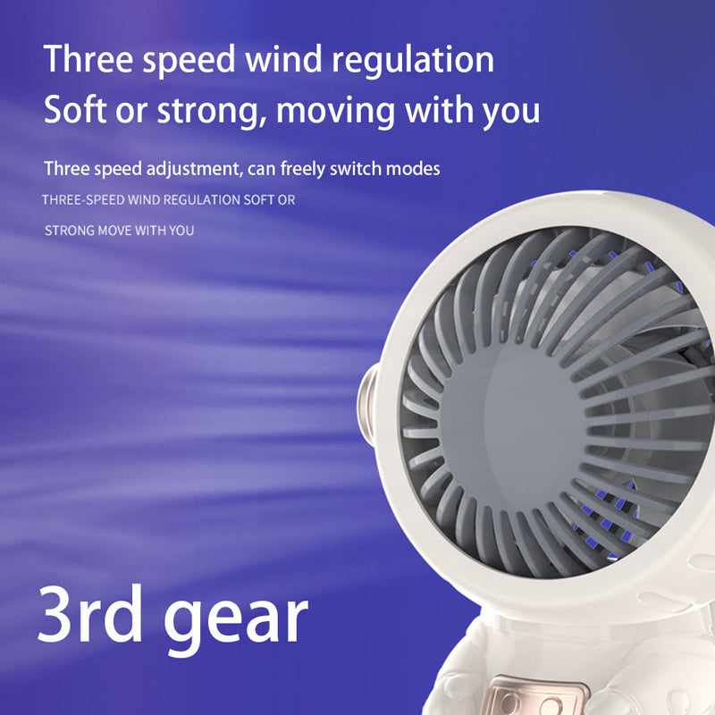 Astronaut Portable Rechargeable Mini Fan Online in Pakistan Madina Gift