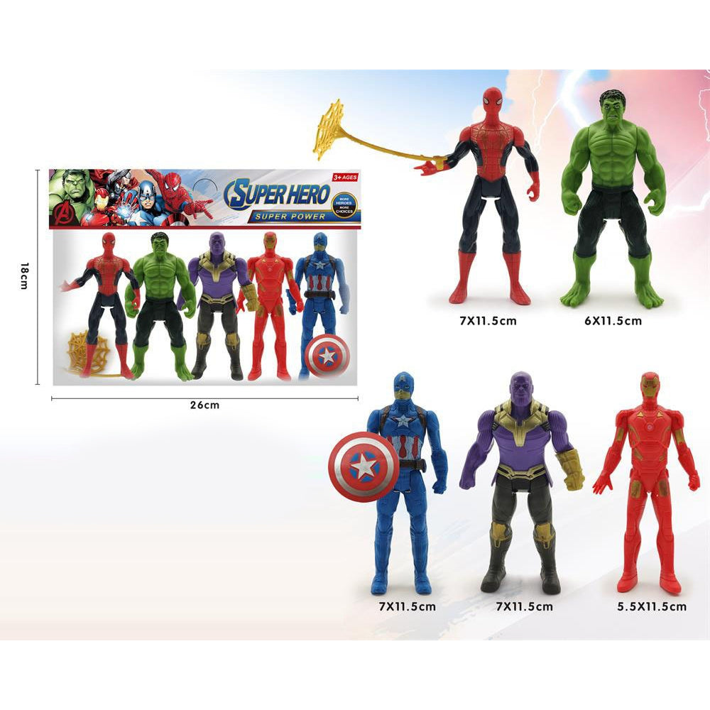 Avengers Super Heroes Set of 5 1885, 911-3, Madina Gift - www.madinagift.pk