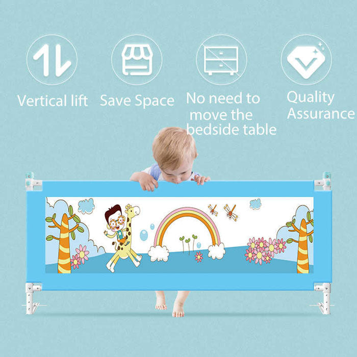 Bambino Baby Safety Bed Fence Adjustable Bed Rail Baby Bed Barrier - Madina Gift