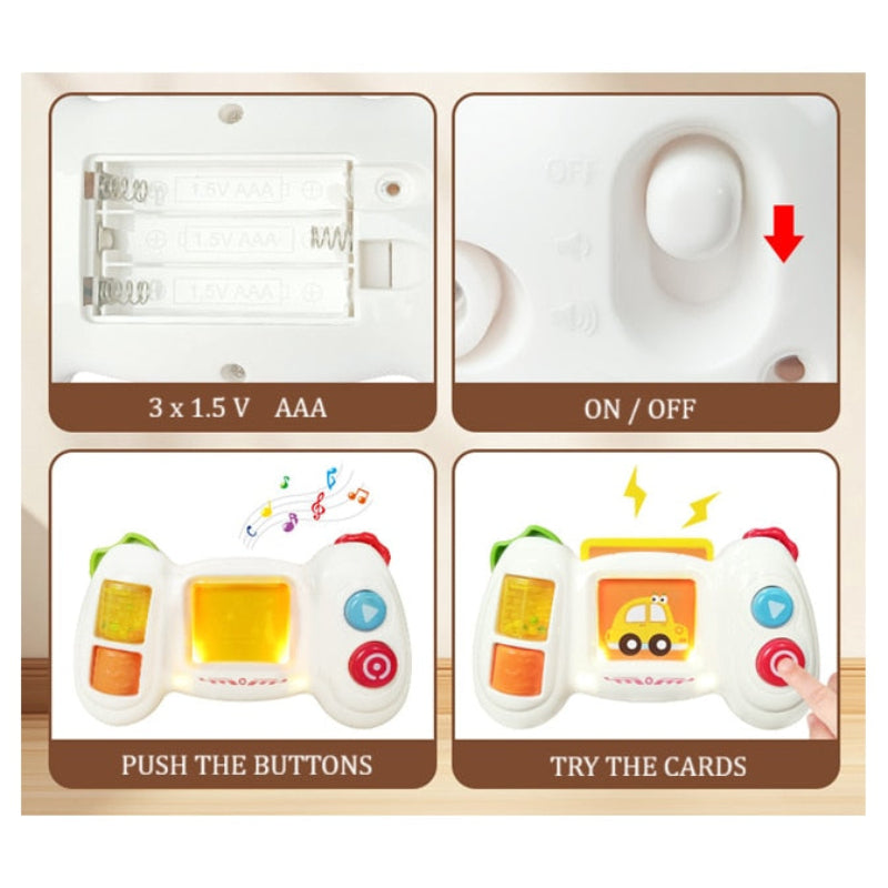Baby Activity Game Console Card Learning Play Set Online in Pakistan Madina Gift
