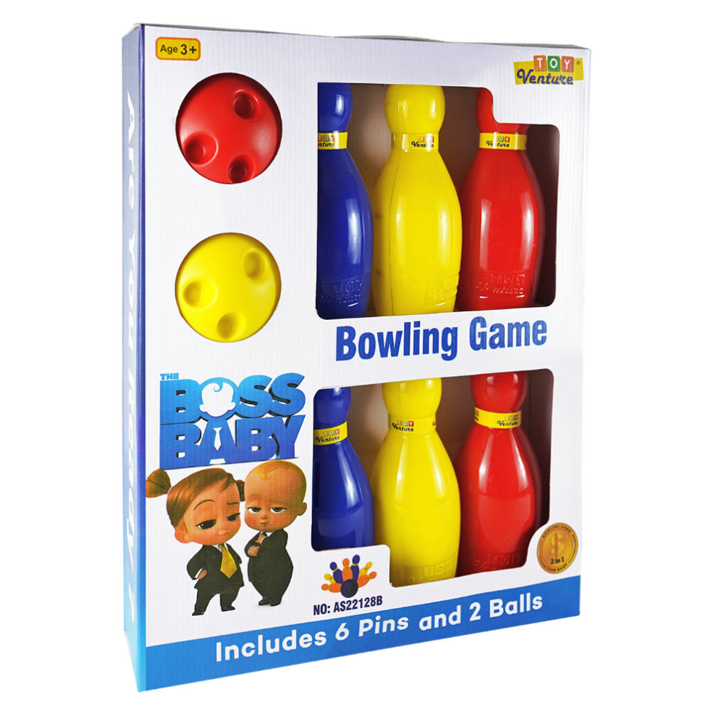 Baby Boss 2 in 1 Toy Venture Big Bowling Game Set For Kids Online in Karachi Pakistan Madina Gift