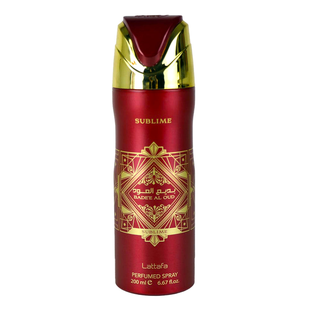 Lattafa Bade'e Al Oud Sublime Unisex Deodorant Spray Madina Gift