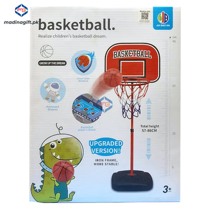 Basketball Hoop With Adjustable Support - JB1004T - Madina Gift