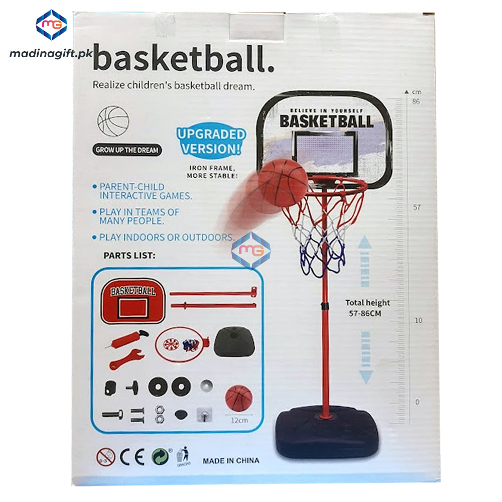 Basketball Hoop With Adjustable Support - JB1004T - Madina Gift