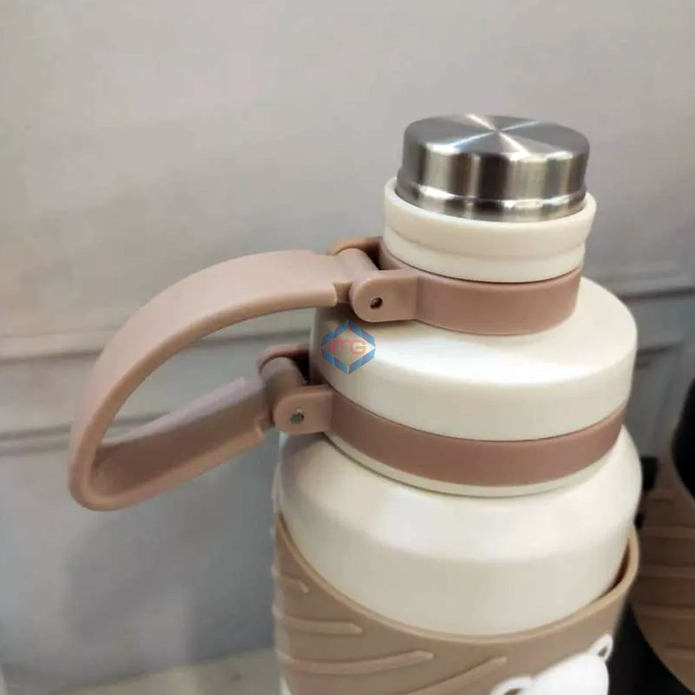 Adorable Bear Embossed Water Bottle - 800 ML