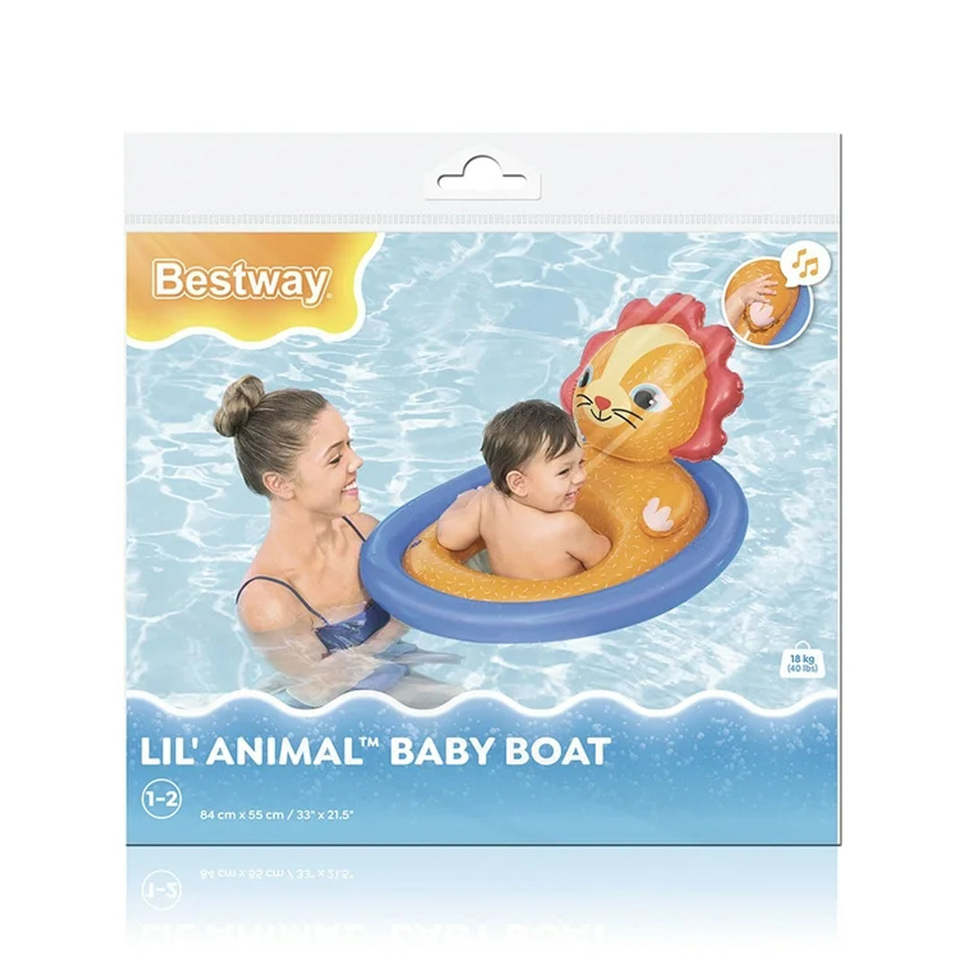 Bestway Animal Lion Baby Boat 34180 For Little Kids Madina Gift