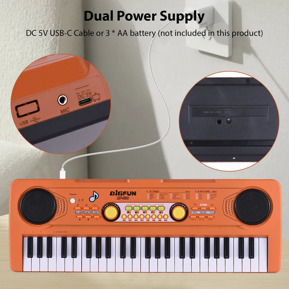 BigFun 49 Keys Electronic Keyboard Piano BF530 Online in Karachi Pakistan Madina Gift