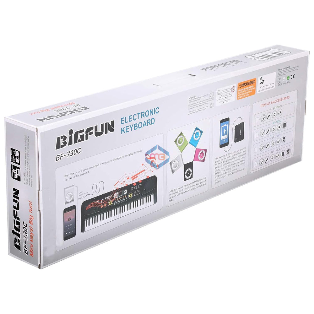 Big Fun 61 Key Piano Keyboard BF730A1 Madina Gift