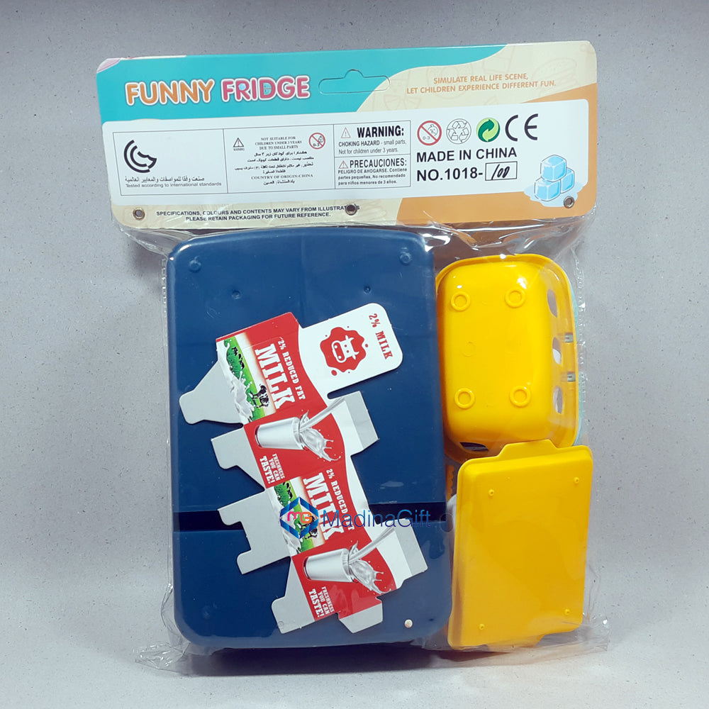 Blue Funny Fridge Play Set 1018-100 Madina Gift