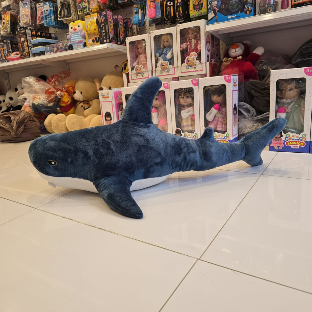 Blue Shark Plush Stuffed Toy Online in Karachi Pakistan madinagift.pk