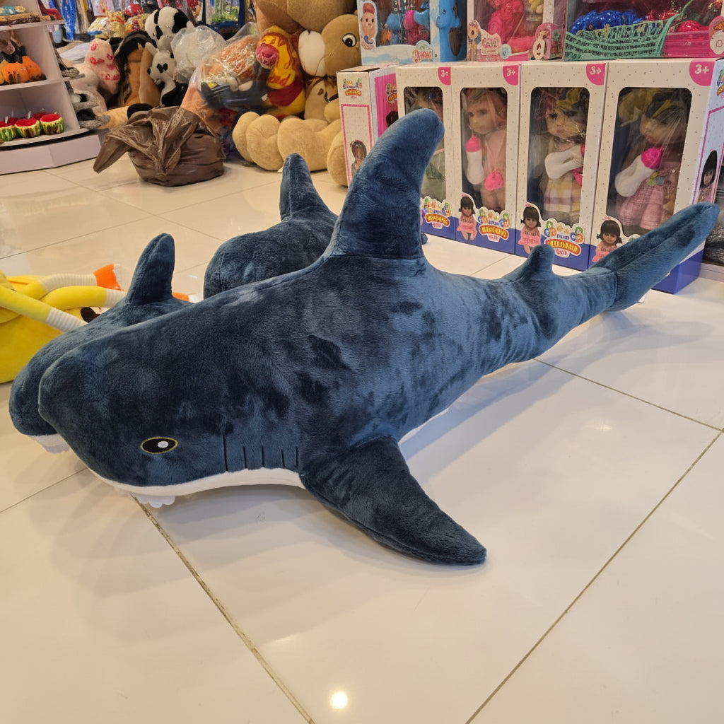 Blue Shark Plush Stuffed Toy Online in Karachi Pakistan madinagift.pk