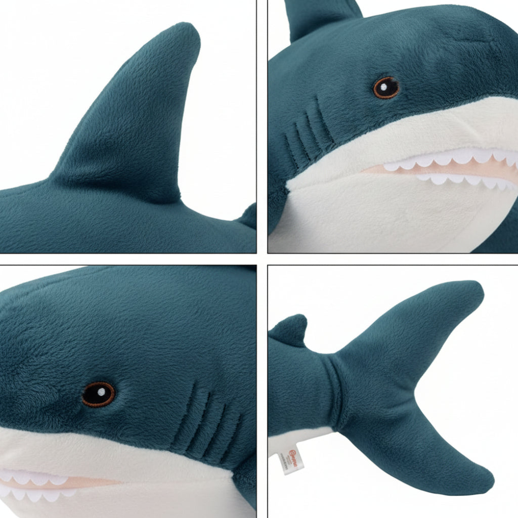 Blue Shark Plush Stuffed Toy Online in Karachi Pakistan madinagift.pk