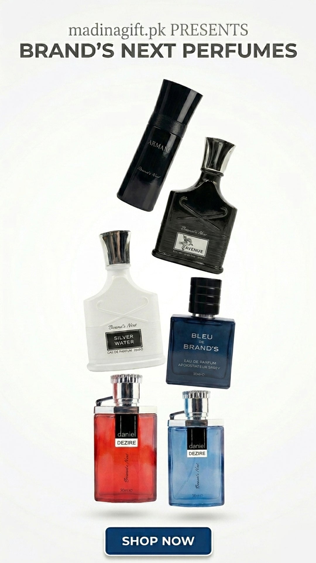 Brand's Next Perfumes Madina Gift Landhi Karachi madinagift.pk