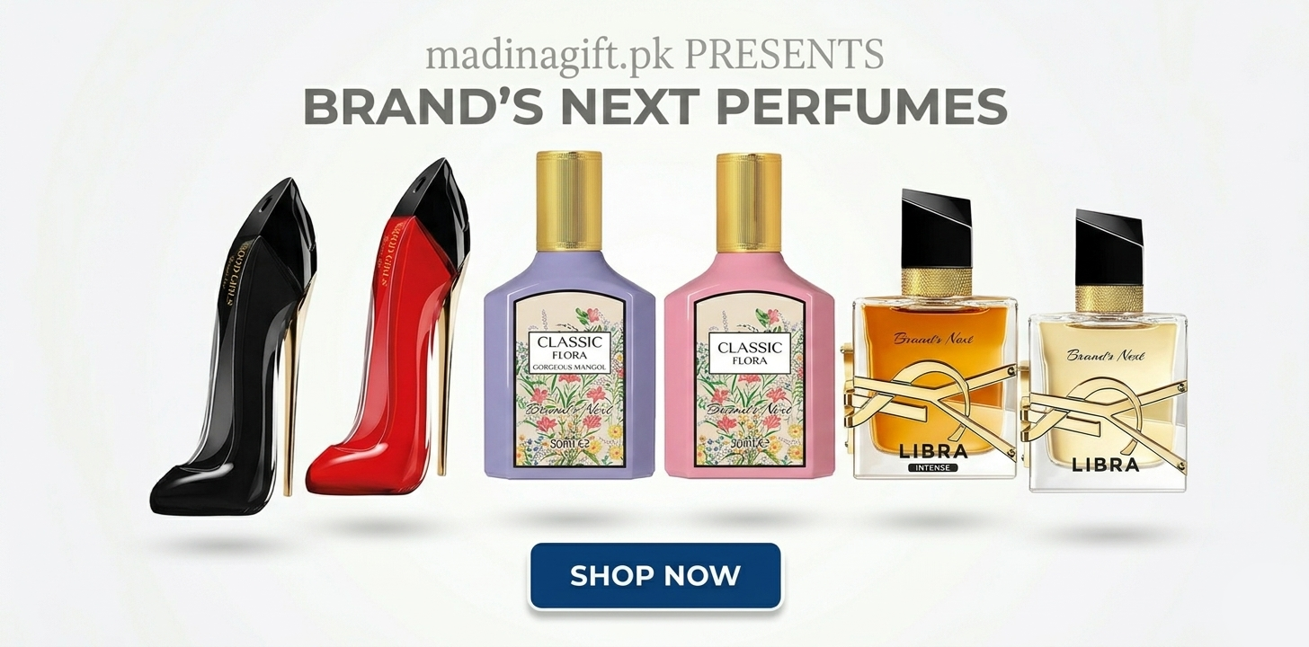 Brand's Next Perfumes Madina Gift Landhi Karachi madinagift.pk Gucci Flora YSL Good Girl