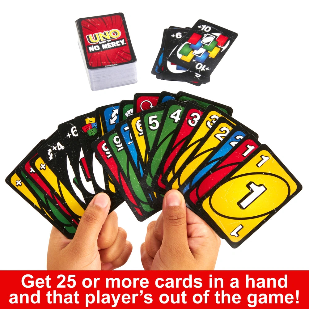 Brutal Ruthless Unapologetic UNO Show 'Em No Mercy Card Game  Same Game Nasty Attitude Madina Gift No.0129E-3