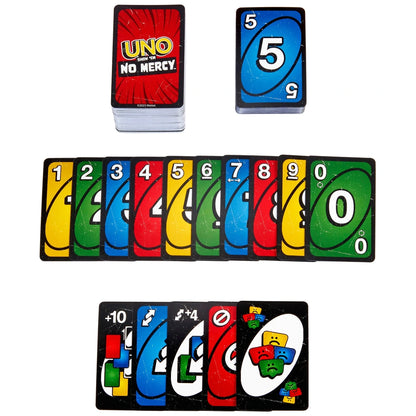 Brutal Ruthless Unapologetic UNO Show 'Em No Mercy Card Game  Same Game Nasty Attitude Madina Gift No.0129E-3