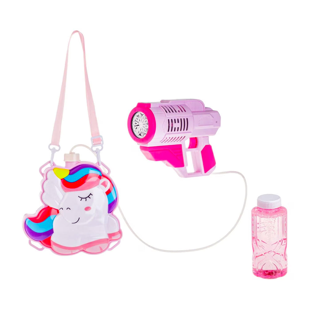 Unicorn Bubble Backpack 10 Holes Launcher P81508 Online in Pakistan Madina Gift