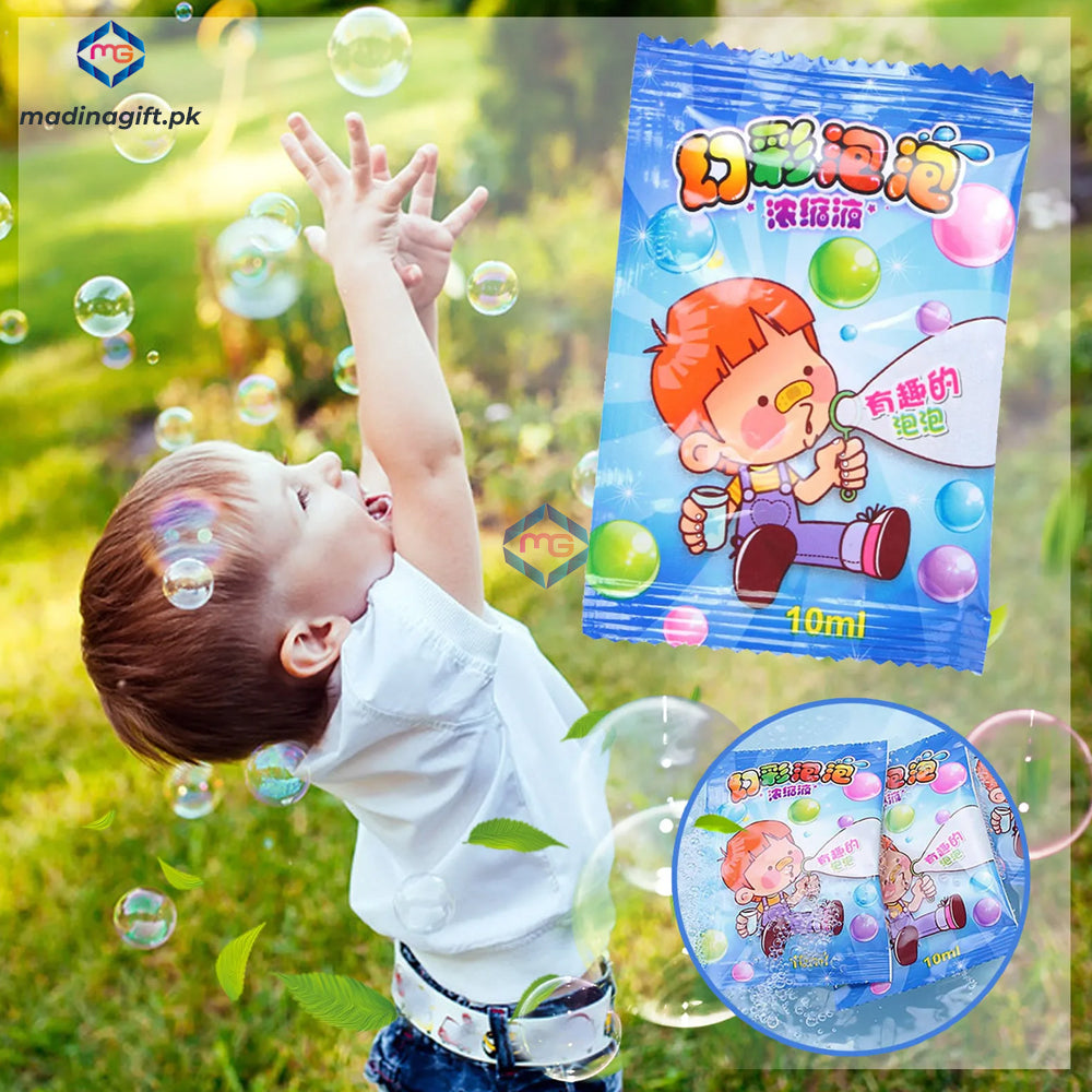 Bubbles Solution 9901 10 ml sachet for Bubble Guns & Blowers Online in Pakistan Madina Gift madinagift.pk