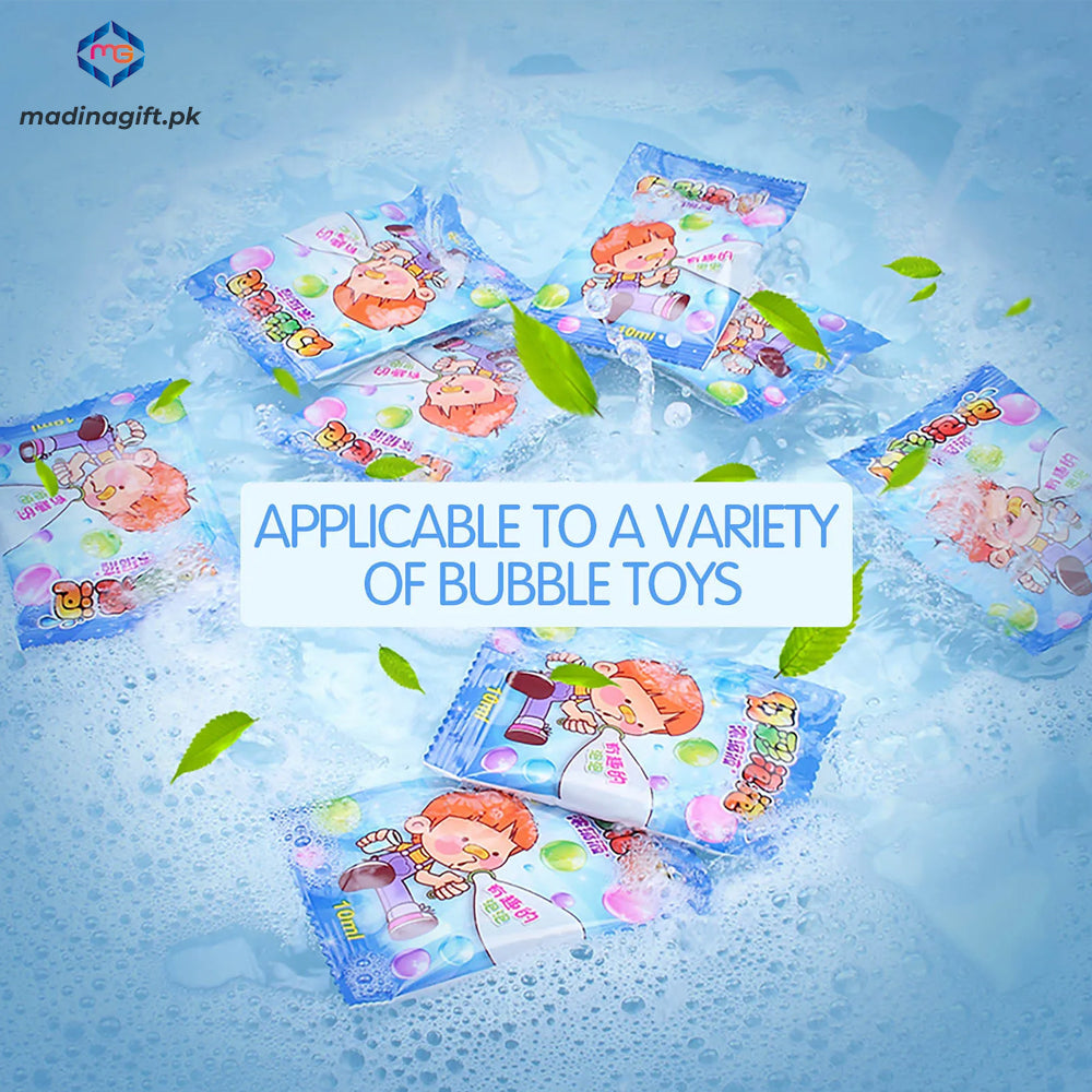 Bubbles Solution 9901 10 ml sachet for Bubble Guns & Blowers Online in Pakistan Madina Gift madinagift.pk