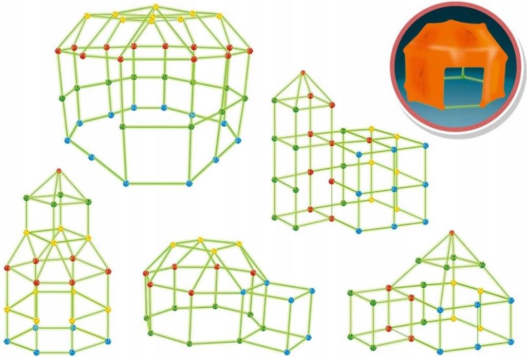 Build Your Own Glowing Fort! DIY Tent Constructor Kit 136-2A Online in Karachi Pakistan Madina Gift