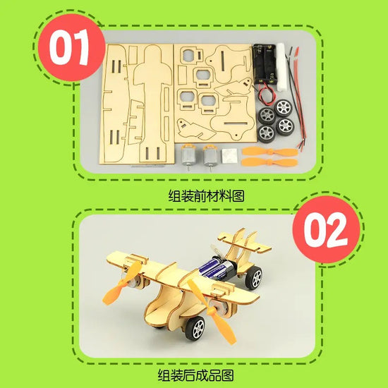 CH2048 Twin-Screw Air Craft STEM Assemble Toy Series Online in Karachi Pakistan madinagift.pk