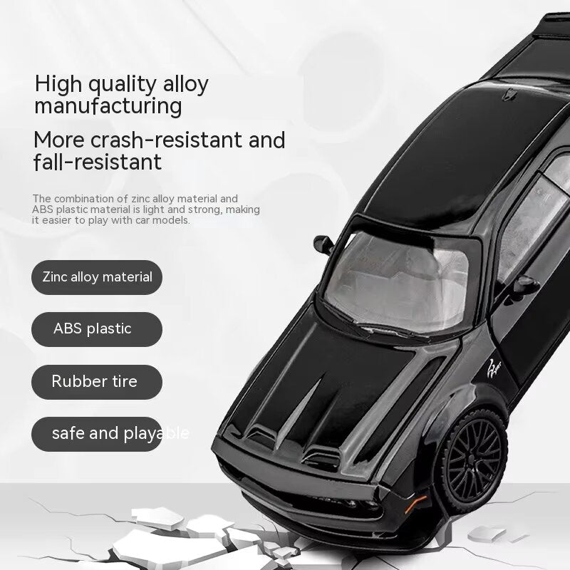 CHE ZHI CZ172 Diecast Dodge Challenger Hellcat SRT 1:24 Scale Model Car Madina Gift